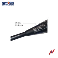 Raket Badminton Nimo Nano Lyte 00 + Tas &amp; Grip Pola Gelombang