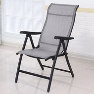 EHOME อาคารหลังสูงปรับได้5ตำแหน่งและพับเก็บได้กลางแจ้งสวนลานบ้านและเก้าอี้สนามด้วยแขนด้านข้าง