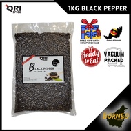 [READYSTOCK] 100% Pure 纯真够辣 1kg Sarawak Black Pepper Peppercorn Berry Spice / Biji Lada Hitam / 砂拉越黑