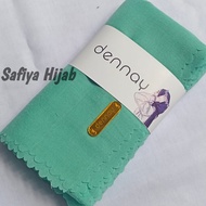 Jilbab/Hijab Segi Empat Deenay Polos  LasetCut 100% Realpict