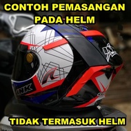 Spoiler INK CL MAX Spoiler Helm Full Face Aksesoris Helm INK CLMAX