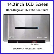 14 Inch HD Laptop LCD Screen B140XTN07.7 N140BGA EA4 N140BGA-EA4 Display Matrix Panel Replacement 13