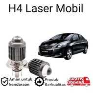 2pcs H4 White Laser LED Headlights for Toyota vios gen2 koko