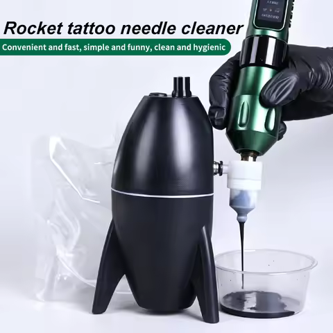 Disposable Accessory Rocket Tattoo Needle Cleaner Automatic Induction Washer Fast Rinse Tool Essenti