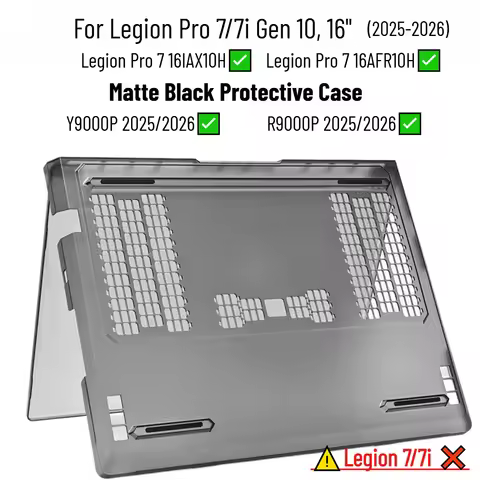 Matte Hard Shell for Lenovo Legion Y9000P R9000P 2025 Case Anti-Scratch Protective Cover for 2025 Le