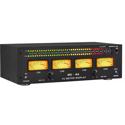 Prefabricated Music Stereo Audio Amplifier VU Meter Level Signal Display DB Sound Indicator