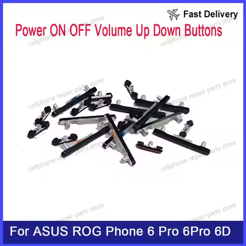 Rog6 Rog6Pro Side Keys Power ON OFF Volume Up Down Buttons Housing Repair Parts For ASUS ROG Phone 6