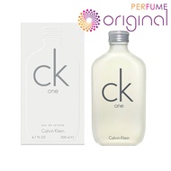 (Wholesale) Calvin Klein CK One EDT Unisex 200ml  perfume men original [Perfume Original]