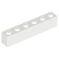 Lego Parts Brick 1 x 6