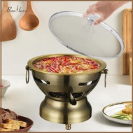 Stainless Steel Hot Pot Shabu Hot Pot Chafing Dish Stockpot Cooking Pot Small Hotpot for Camping Res