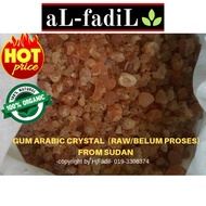 Gam Arab | Gum arabic al manna  biji-biji raw | crystal | ketulan gred A original dari Sudan