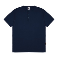 House of Smith Kaos Henley Pria Lengan Pendek - Comley Tshirt Blue Itb - T Shirt Short Henley