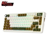 Royal Kludge RK L75 Palm Green 85 Key Diy TriMode RGB Wired Bluetooth 2.4G Mechanical Keyboard