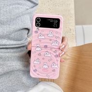 Phim hoạt hình Hello Kitty Bracket Vòng đeo tay Ốp điện thoại cho Samsung Galaxy Z Flip 7 3 4 5 6 Z