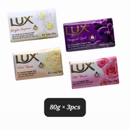 Lux Bar Soap 80g x 3pcs ( White Impress / Magical Spell / Velvet Touch / Soft Touch )