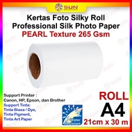 HP Silky Roll Pearl Texture Photo paper A4 / A3 / A1 265 Pearl (Smooth Matte) - SUN Professional Sil