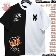 SMILE T-SHIRT BIG SIZE CODE JK239 JUMBO 2XL 3XL 4XL 5XL 6XL 7XL 8XL 9XL 10XL 11XL 12XL baju t shirt 