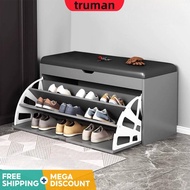 Shoe Bench Shoe Cabinet Shoe Storage Cabinet Narrow Shoe Cabinet Home Furniture [Truman.sg]