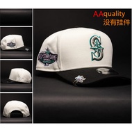 New EraAA quality baseball cap, 9FIFTY A-FRAME Seattle Mariners adjustable cap, black and white curv