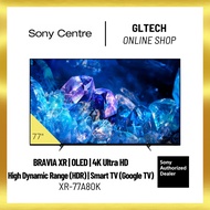 Sony [XR-77A80K] BRAVIA XR | OLED | 4K Ultra HD UHD High Dynamic Range (HDR) | Smart TV (Google TV) XR77A8K 77A80K 77A80