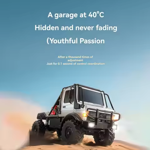 A26Z MN333 U4000 RC Car 1/18 4WD Climbing Off-Road Vehicle Simulation Light Metal Front Electric Rem