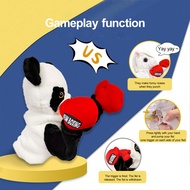 Exquisite Workmanship Puppet Interactive Panda Hand Puppet with Sound Effects Fun Boxing Puppet for Kids Soft and Cute Animal Hand Puppet for Playtime