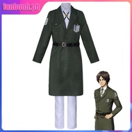 Anime Attack on Titan 4 Season Mikasa Ackerman Survey Corps Uniform Set Cosplay Costume