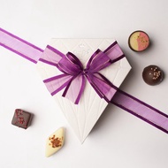 【Diva Life】520 妳最珍貴 比利時巧克力4入鑽石禮盒