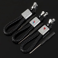 BMW Key Braided Rope BENZ Ring Buckle AUDI AMG Cover Sline