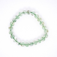 寶麗金珠寶-天然翡翠綠幽靈水晶手珠