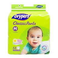 Drypers Classic Pantz Diaper Pants Size M38, M58