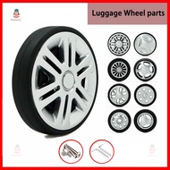 Luggage Wheels Replacement Suitcase Wheels Repair Kit Axles Deluxe Luggage Swivel Wheels Rotation Suitcase Replacement Casters Luggage Wheels Rubber Luggage Suitcase Replacement W