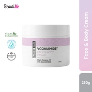 BeautiMe VCONIAMIDE™ Face & Body Cream (230g) VCO Barrier Restore Repair Moisturize Niacinamide