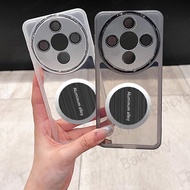 For Honor X9C Smart X9C X9B X9A  Anti Slip Soft Cover Camera Lens Protection With Iron Sheet Sticker