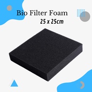 Foam Filter - Biofil Filter Foam Sponge Black Aquarium - filter cotton 25x25cm