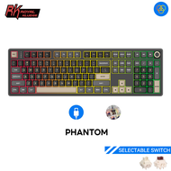 ROYAL KLUDGE RK R108 100% Gasket Wired With Knob Mechanical Keyboard