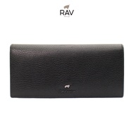 RAV DESIGN	Men's RFID Long Wallet / Genuine Leather / Black / RVW800G3