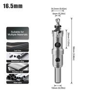 TCT Carbide 12-68mm Hole Saw Wear Resistant 5A Alloy Tool For Stainless Steel Metal Sheet And Plate 