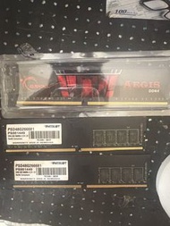 G.Skill AEGIS DDR4 8GB 記憶體 + Patriot DDR4 8GB 記憶體