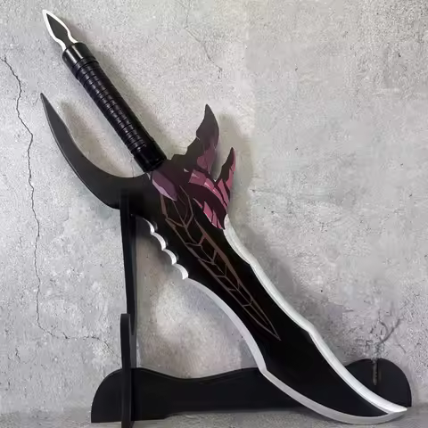 23inch Solo Leveling Kanata Shun Katana Anime Cosplay Prop Sword Knife Samurai Sabre Sword Wooden Re