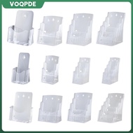 [voqpde] Acrylic Brochure Holder, Flyer Holder, Rack, Countertop Organizer, Brochure Holder for Broc
