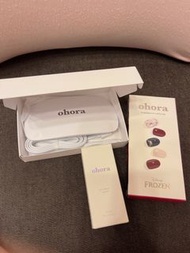 全新 Ohora Disney 指甲貼 top gel uv燈 聖誕套裝