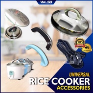 Spare part periuk nasi, penutup dan pemegang periuk nasi Rice Cooker Body Lid Cover Handle Glass Knob