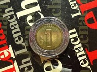 【麟雅堂】墨西哥1998年１-Peso雙色幣，未使用《KM 603》