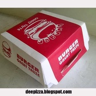 BURGER BOX - BURGER PACKAGING CARDBOARD 50 PCS