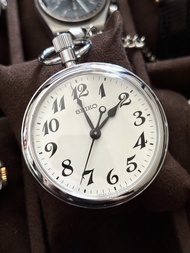 🛤️日本鐵道時計🛤️ Seiko Railway Quartz Pocket Watch Ref.7C11-0010 精工石英古董陀錶 懷錶｜寶璣式阿拉伯數字刻度