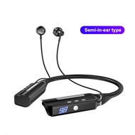 หูฟังบลูทูธแบบคล้องคอกีฬาหูฟังไร้สายบลูทูธ5.2หูฟัง Over The Ear หูฟัง Bass Effect เสียงรอบทิศทาง12D 