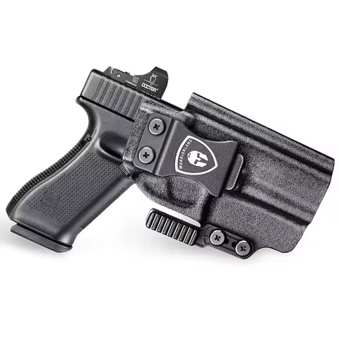 Only For Glock 17 Gen 3-5 & Glock 22/31 Gen 3-4 ,IWB Kydex Holster,Claw&Optic Cut,Mounting sight,Loc
