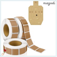 ROSEGOODS Target Stickers, for Long&Short Range  Range Targets Square Target Pasters, Self-Adhesive 