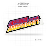 MIDNIGHT STICKER Glossy Printing For Car Decoration DECAL RACING STYLE Car Decal Sticker